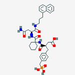 (3r)-4-[[1-[[(2s)-4-amino-1-(3-naphthalen-1-ylpropylamino)-1,4-dioxobutan-2-yl]carbamoyl]cyclohexyl]amino]-4-oxo-3-[[4-(phosphonomethyl)phenyl]methyl]butanoic Acid