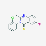 3-(2-chlorophenyl)-6-fluoro-2-methylquinazoline-4(3H)-thione