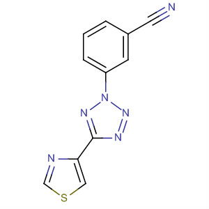 Benzonitrile, 3-[5-(4-thiazolyl)-2H-tetrazol-2-yl]-