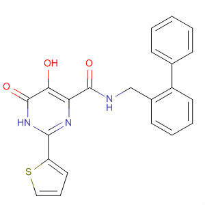 4-Pyrimidinecarboxamide,N-([1,1'-biphenyl]-2-ylmethyl)-1,6-dihydro-5-hydroxy-6-oxo-2-(2-thienyl)-