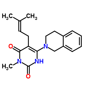 6-(3,4-dihydroisoquinolin-2(1H)-yl)-3-methyl-5-(3-methylbut-2-en-1-yl)pyrimidine-2,4(1H,3H)-dione