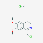 1-(chloromethyl)-6,7-dimethoxy-3,4-dihydroisoquinoline;hydrochloride