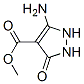 1H-Pyrazole-4-carboxylic  acid,  5-amino-2,3-dihydro-3-oxo-,  methyl  ester
