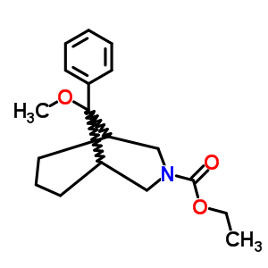 ethyl 9-methoxy-9-phenyl-3-azabicyclo[3.3.1]nonane-3-carboxylate