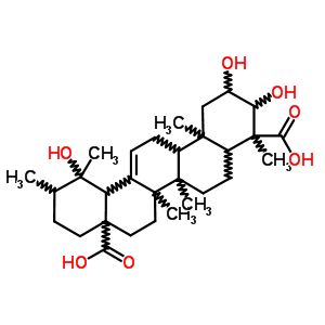 (4R)-2α,3β,19α-Trihydroxyurs-12-ene-23,28-dioic acid