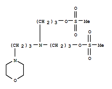 1-Propanol, 3,3'-[[3- (4-morpholinyl)propyl]imino]bis-, dimethanesulfonate (ester)