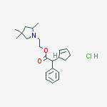 2-(2,4,4-trimethylpyrrolidin-1-yl)ethyl cyclopent-2-en-1-yl(phenyl)acetate