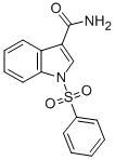 1-(PHENYLSULFONYL)-1H-INDOLE-3-CARBOXAMIDE