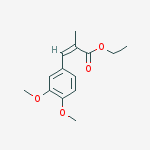 ethyl (2Z)-3-(3,4-dimethoxyphenyl)-2-methylprop-2-enoate