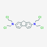 N,N,N,N-TETRAKIS(2-CHLOROETHYL)-9H-FLUORENE-2,7-DIAMINE