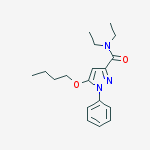 1H-Pyrazole-3-carboxamide, 5-butoxy-N,N-diethyl-1-phenyl-