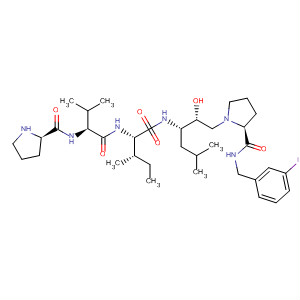 L-Isoleucinamide,L-prolyl-L-valyl-N-[(1S)-1-[(1R)-1-hydroxy-2-[(2S)-2-[[[(3-iodophenyl)methyl]amino]carbonyl]-1-pyrrolidinyl]ethyl]-3-methylbutyl]-