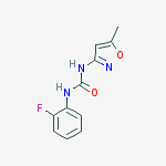 Urea, N-(2-fluorophenyl)-N'-(5-methyl-3-isoxazolyl)-