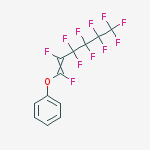 Benzene, [(undecafluorohexenyl)oxy]-