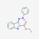 1H-Indole-2-carboxylic acid, 3-(phenylazo)-, ethyl ester