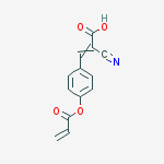 2-Propenoic acid, 2-cyano-3-[4-[(1-oxo-2-propenyl)oxy]phenyl]-