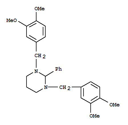 1,3-bis(3,4-dimethoxybenzyl)-2-phenylhexahydropyrimidine