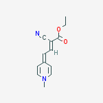 Ethyl (e)-2-cyano-4-(1-methylpyridin-4-ylidene)but-2-enoate