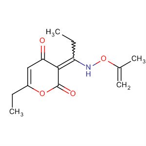 2H-Pyran-2,4(3H)-dione,6-ethyldihydro-3-[1-[(2-propenyloxy)amino]propylidene]-