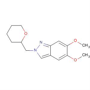 2H-Indazole, 5,6-dimethoxy-2-[(tetrahydro-2H-pyran-2-yl)methyl]-