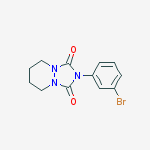 1h-(1,2,4)triazolo(1,2-a)pyridazine-1,3(2h)-dione, tetrahydro-2-(3-bromophenyl)-