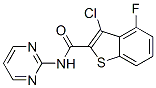 Benzo[b]thiophene-2-carboxamide, 3-chloro-4-fluoro-N-2-pyrimidinyl- (9CI)