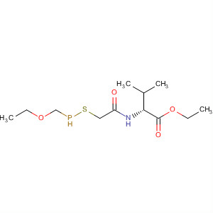 D-Valine, N-[[(ethoxymethylphosphinyl)thio]acetyl]-, ethyl ester, (R)-