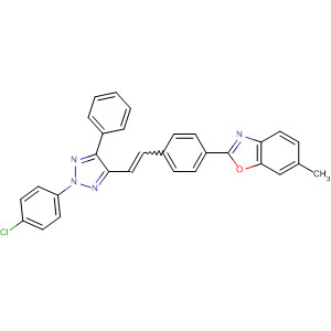 Benzoxazole,2-[4-[2-[2-(4-chlorophenyl)-5-phenyl-2H-1,2,3-triazol-4-yl]ethenyl]phenyl]-6-methyl-