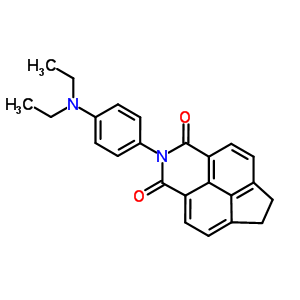 2-[4-(diethylamino)phenyl]-6,7-dihydro-1H-indeno[6,7,1-def]isoquinoline-1,3(2H)-dione