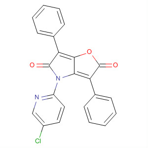 2H-Furo[3,2-b]pyrrole-2,5(4H)-dione,4-(5-chloro-2-pyridinyl)-3,6-diphenyl-