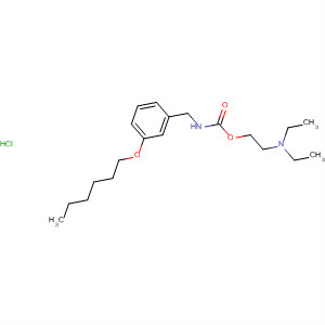 Carbamic acid, [3-(hexyloxy)phenyl]methyl-, 2-(diethylamino)ethyl ester,monohydrochloride