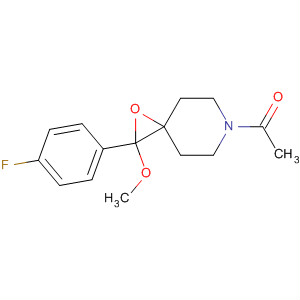 1-Oxa-6-azaspiro[2.5]octane, 6-acetyl-2-(4-fluorophenyl)-2-methoxy-