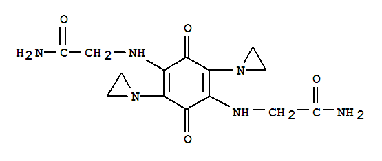 2,2'-{[2,5-bis(aziridin-1-yl)-3,6-dioxocyclohexa-1,4-diene-1,4-diyl]diimino}diacetamide 