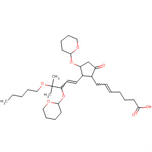 5-Heptenoic acid,7-[2-[4-methyl-4-(pentyloxy)-3-[(tetrahydro-2H-pyran-2-yl)oxy]-1-pentenyl]-5-oxo-3-[(tetrahydro-2H-pyran-2-yl)oxy]cyclopentyl]-
