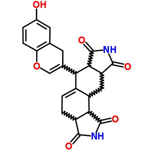 6-(6-hydroxy-4H-chromen-3-yl)-3a,4,6,6a,9a,10,10a,10b-octahydroisoindolo[5,6-e]isoindole-1,3,7,9(2H,8H)-tetrone