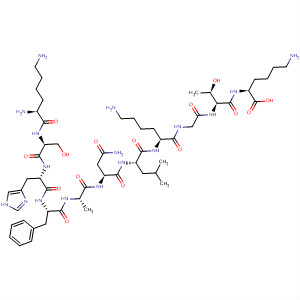 L-Lysine,L-lysyl-L-seryl-L-histidyl-L-phenylalanyl-L-alanyl-L-asparaginyl-L-leucyl-L-lysylglycyl-L-threonyl-
