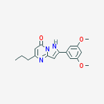 PYRAZOLO[1,5-A]PYRIMIDIN-7-OL,2-(3,5-DIMETHOXYPHENYL)-5-PROPYL-