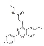 ACETAMIDE,2-[[6-ETHYL-2-(4-FLUOROPHENYL)-4-QUINAZOLINYL]THIO]-N-PROPYL-
