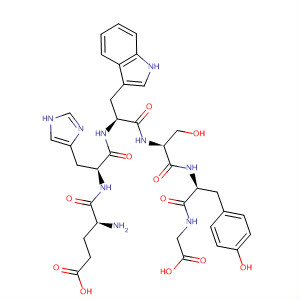 Glycine,N-[N-[N-[N-(N-L-a-glutamyl-L-histidyl)-L-tryptophyl]-L-seryl]-L-tyrosyl]-