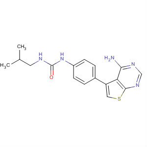Urea,N-[4-(4-aminothieno[2,3-d]pyrimidin-5-yl)phenyl]-N'-(2-methylpropyl)-