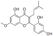 2-(2,4-Dihydroxyphenyl)-5-hydroxy-7-methoxy-3-(3-methyl-2-butenyl)-4H-1-benzopyran-4-one