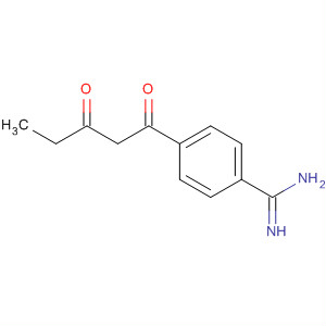 Benzenecarboximidamide, 4-(1,3-dioxopentyl)-