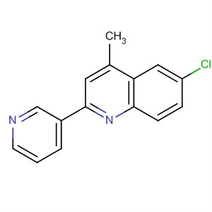Quinoline, 6-chloro-4-methyl-2-(3-pyridinyl)-