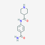 4-(4-CARBAMOYL-PHENYLCARBAMOYL)-PIPERIDINE