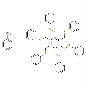 Benzene, hexakis[(phenylthio)methyl]-, compd. with methylbenzene(1:1)