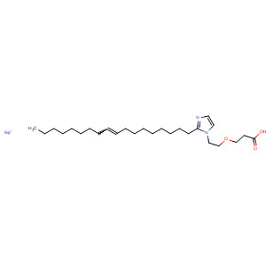 Propanoic acid,3-[2-[4,5-dihydro-2-(9-octadecenyl)-1H-imidazol-1-yl]ethoxy]-, sodiumsalt, (Z)-