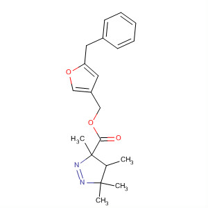 3H-Pyrazole-3-carboxylic acid, 4,5-dihydro-3,4,5,5-tetramethyl-,[5-(phenylmethyl)-3-furanyl]methyl ester, trans-