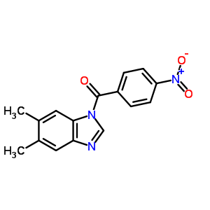 (5,6-dimethyl-1H-benzimidazol-1-yl)(4-nitrophenyl)methanone