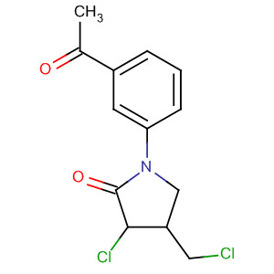 2-Pyrrolidinone, 1-(3-acetylphenyl)-3-chloro-4-(chloromethyl)-