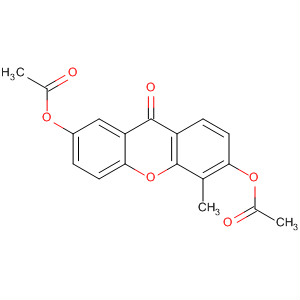 9H-Xanthen-9-one, 2,6-bis(acetyloxy)-5-methyl-